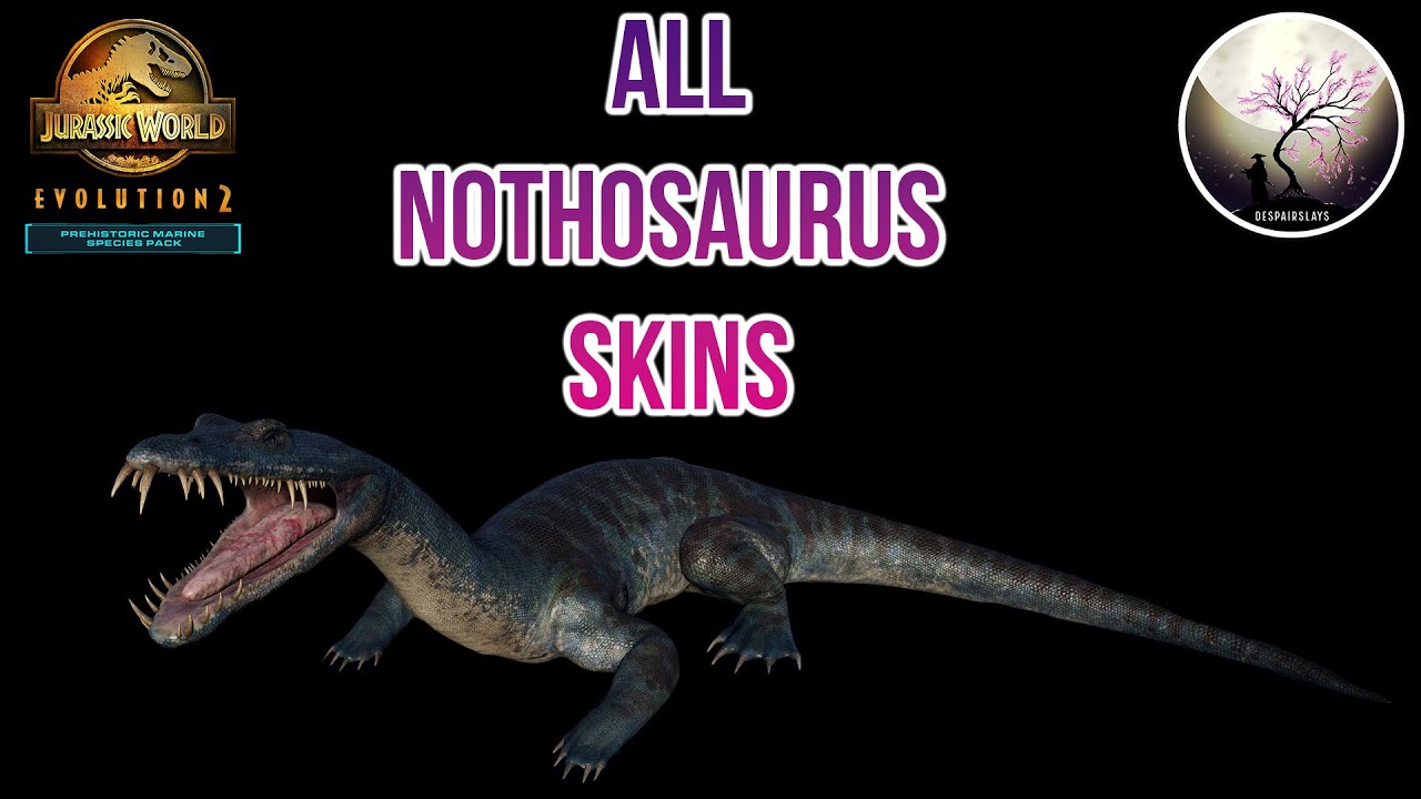 ALL NOTHOSAURUS SKINS!! [4K] Jurassic World Evolution 2 Prehistoric Marine Species Pack