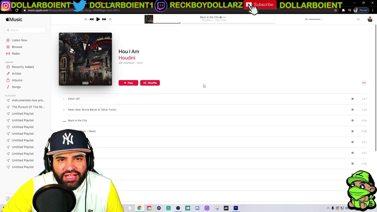 Houdini - Hou I Am Album Reaction | Dollar Boi Ent