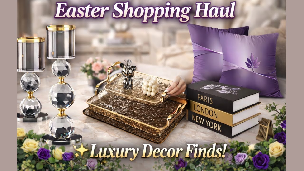 TEMU Made Me Buy It! | Easter Decor Shopping Haul | Luxury Decor Finds! @Born2DIY