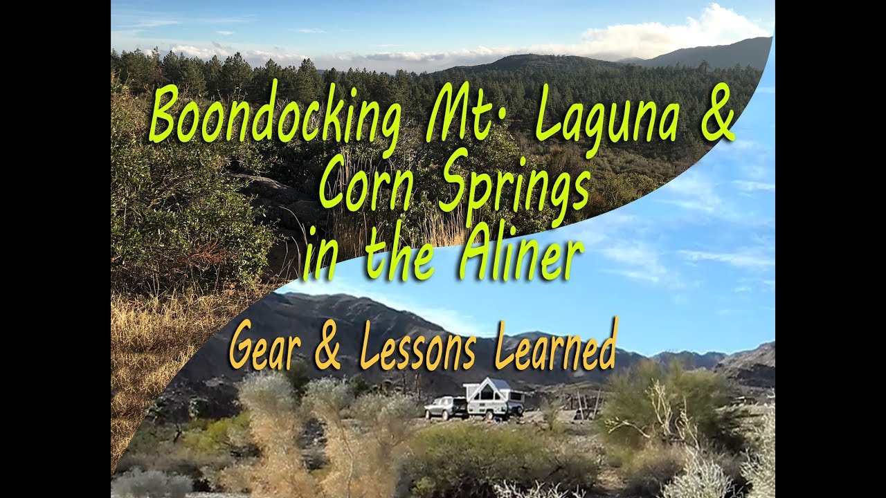 Boondocking Mt. Laguna & Corn Springs in the Aliner