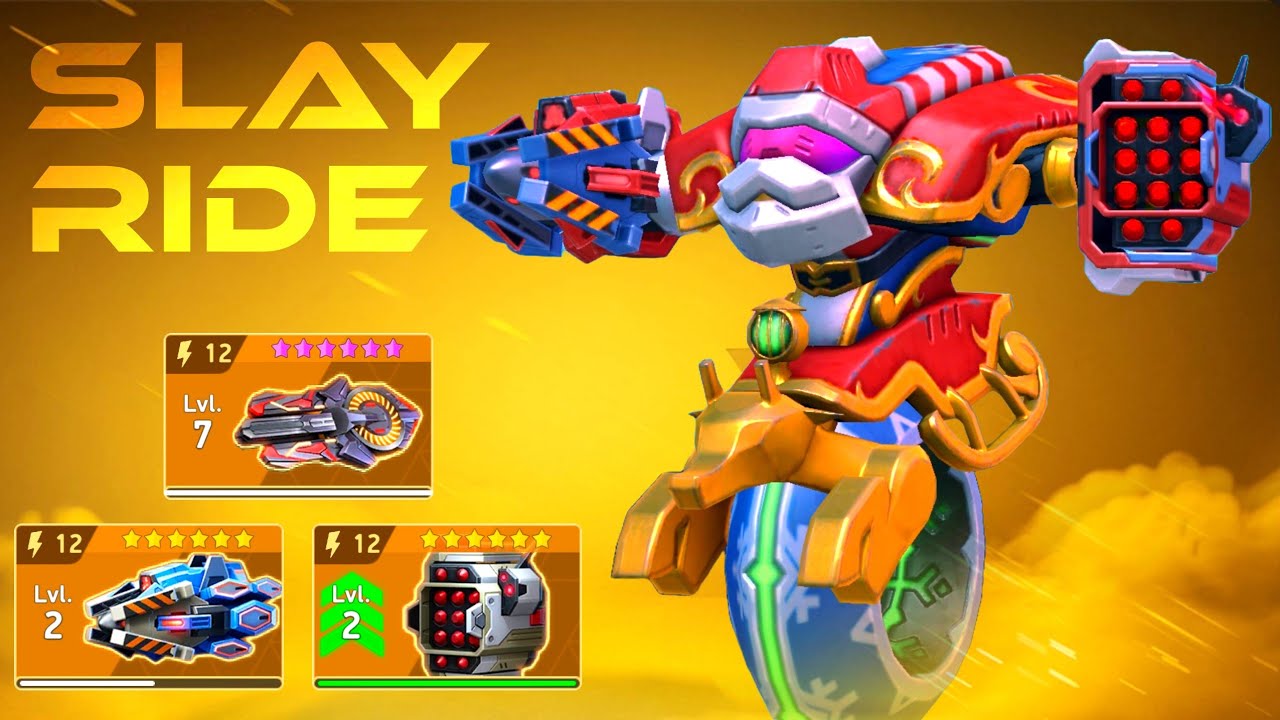 New SLAY RIDE - Killshot - Strike Rocket 12, Disc Launcher 12, Savant 12 - Mech Arena
