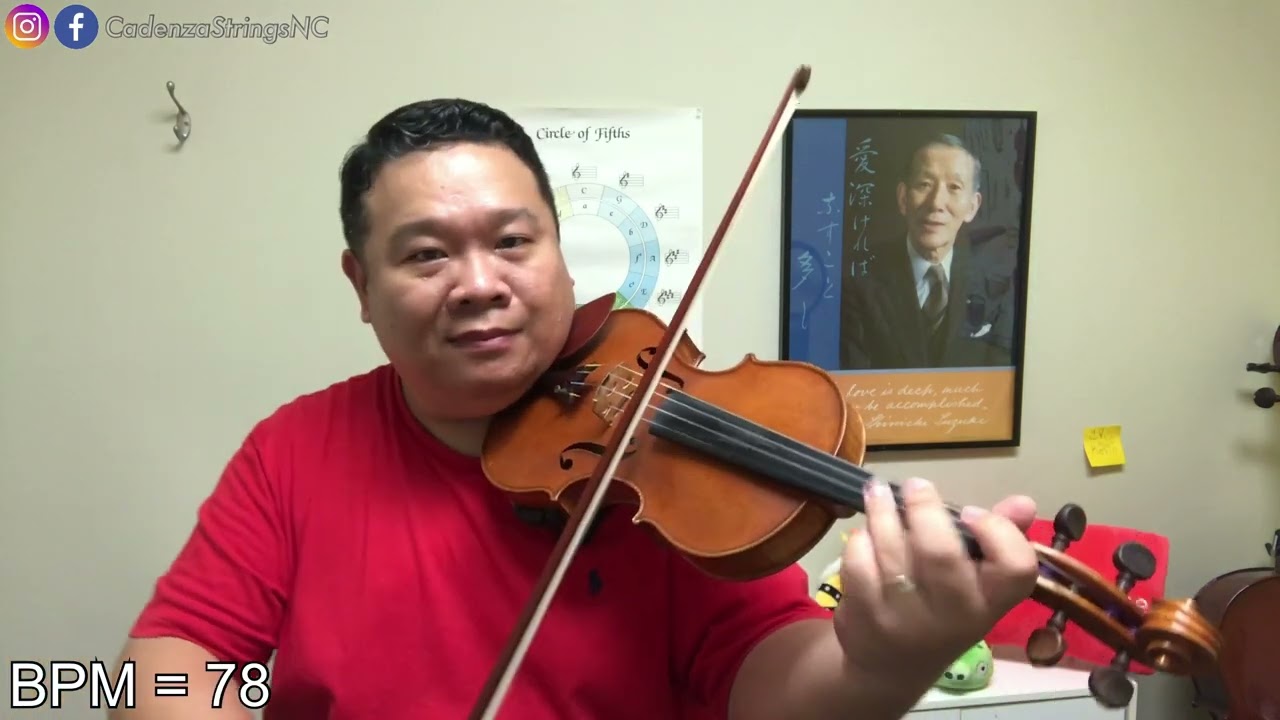 Concerto in A minor, 1st Movement | Medium Speed | Suzuki Violin Book 4