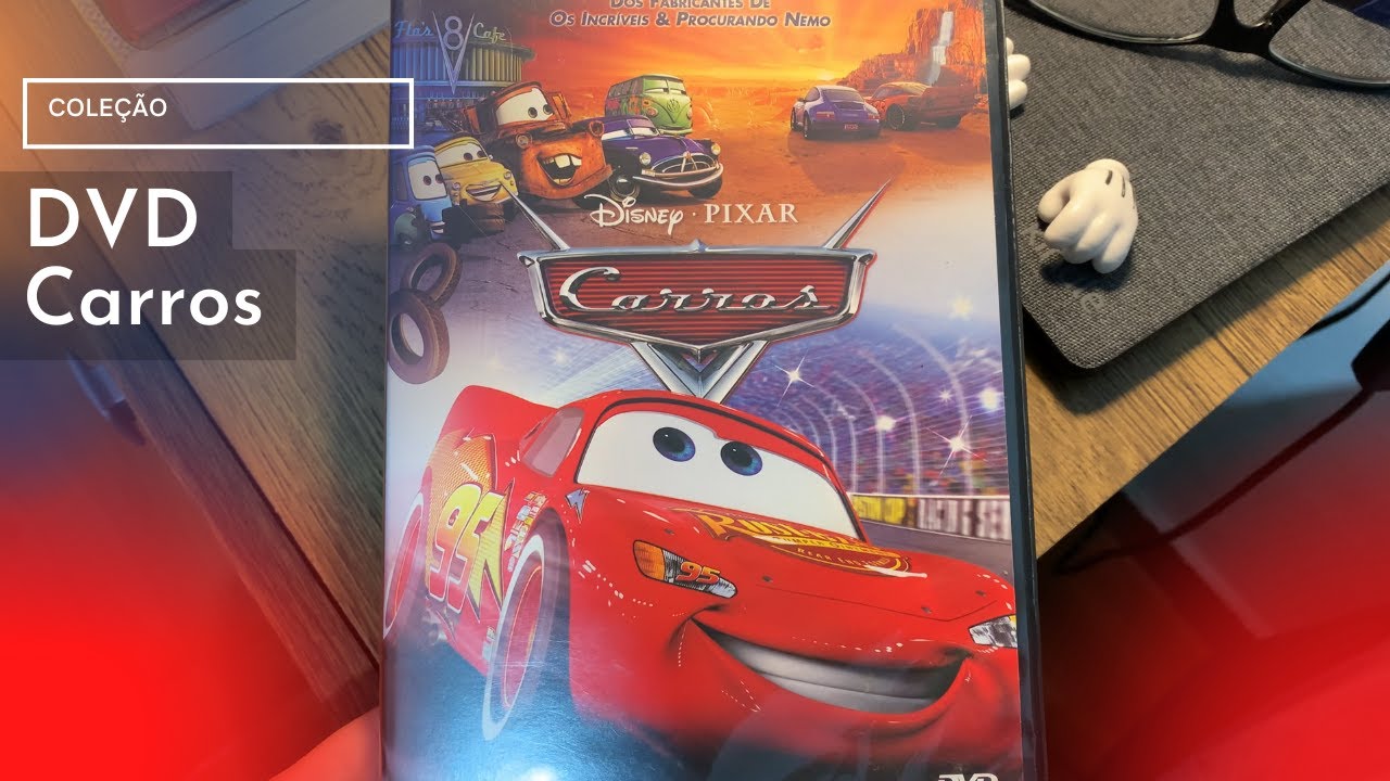 DVD Carros Pixar