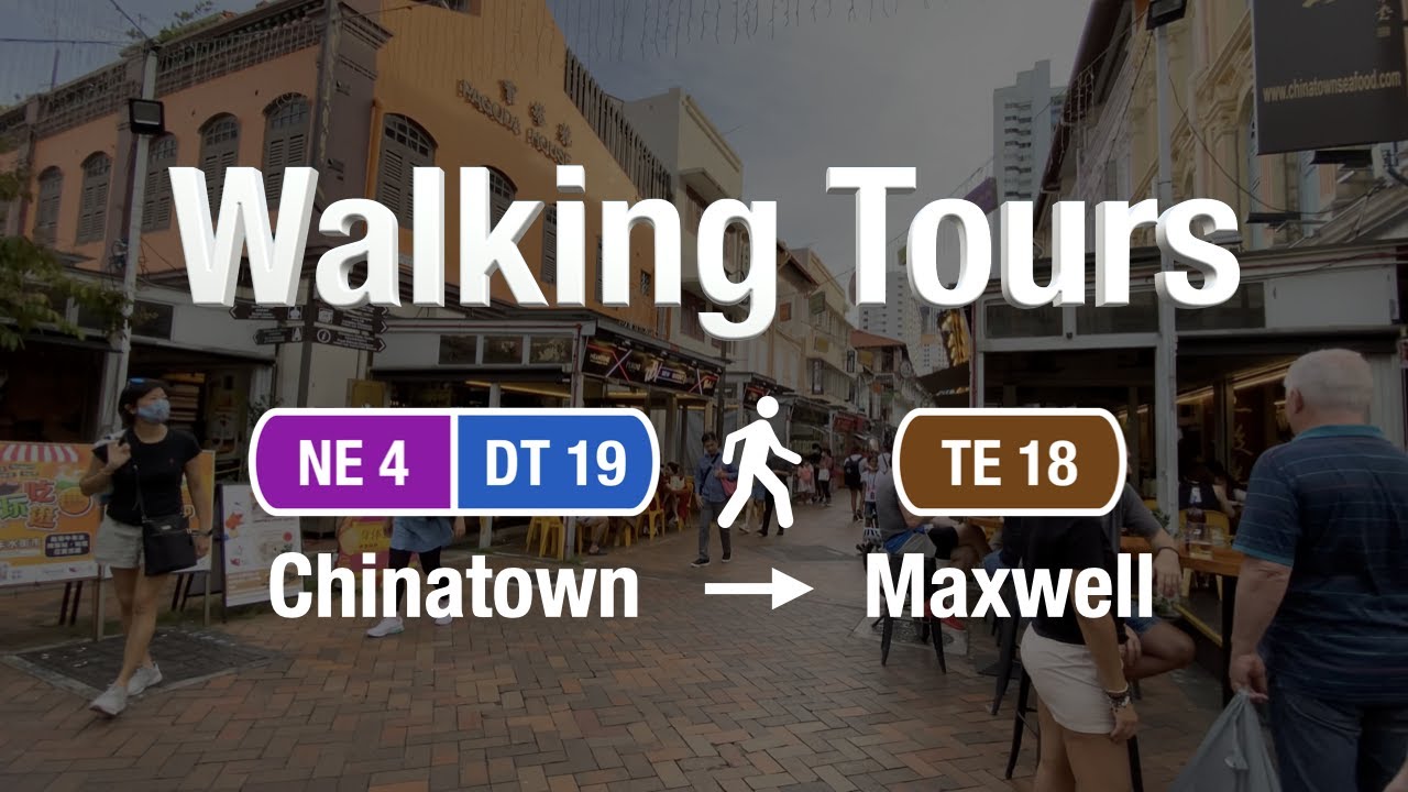 Chinatown MRT → Maxwell MRT Transfer Review | Walking Tours Ep 22