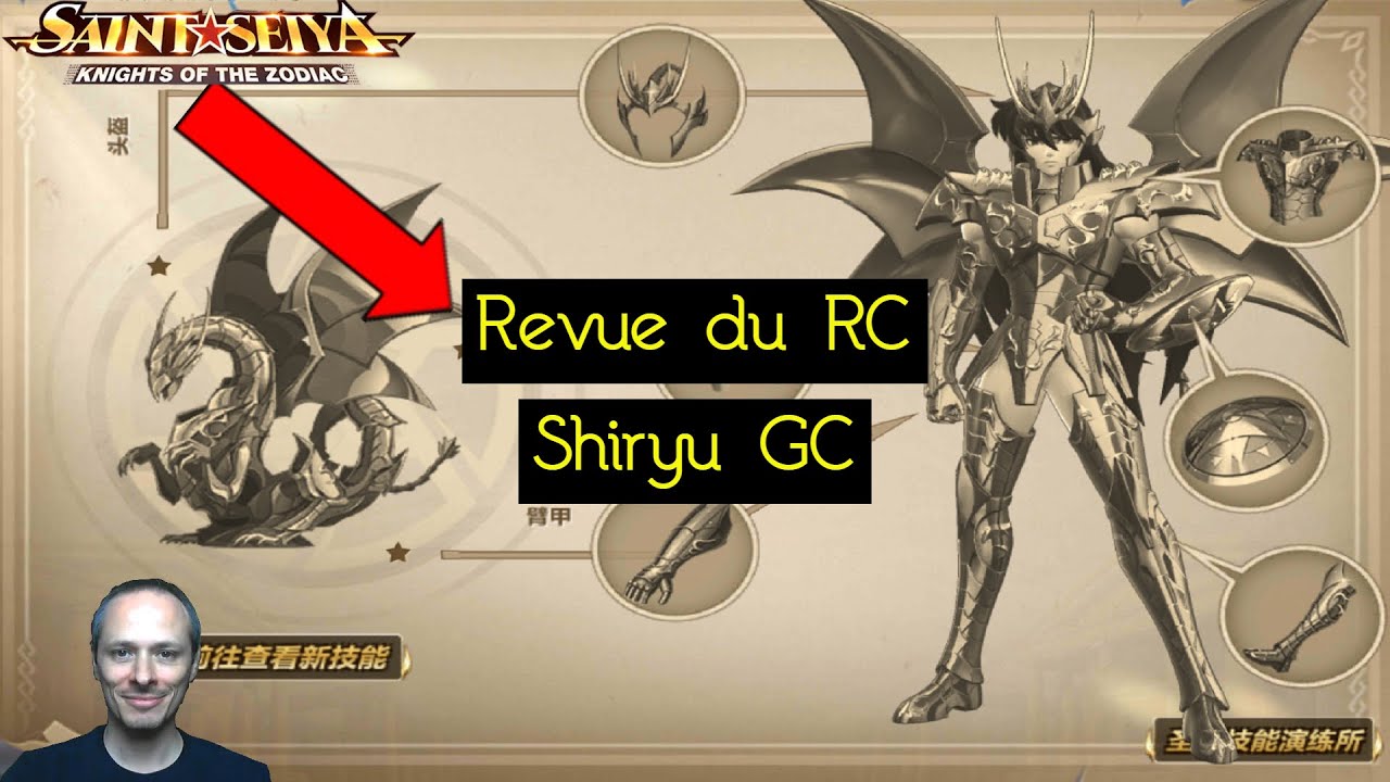 Revue du RC de Shiryu GC   Saint Seiya Awakening