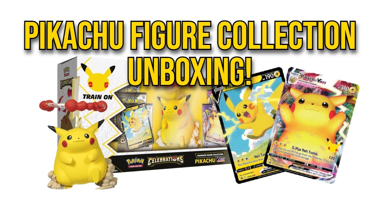 Pikachu VMAX Figure Collection Unboxing!