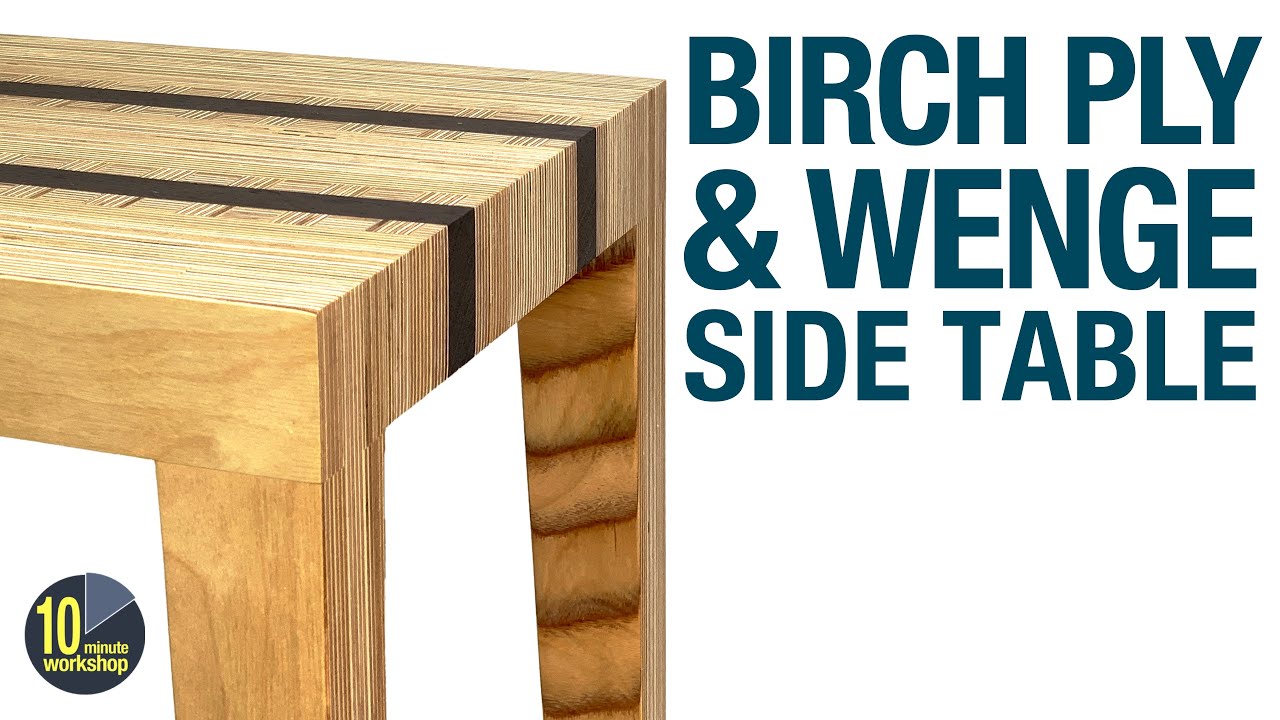 Birch Plywood & Wenge Side Table [Video 