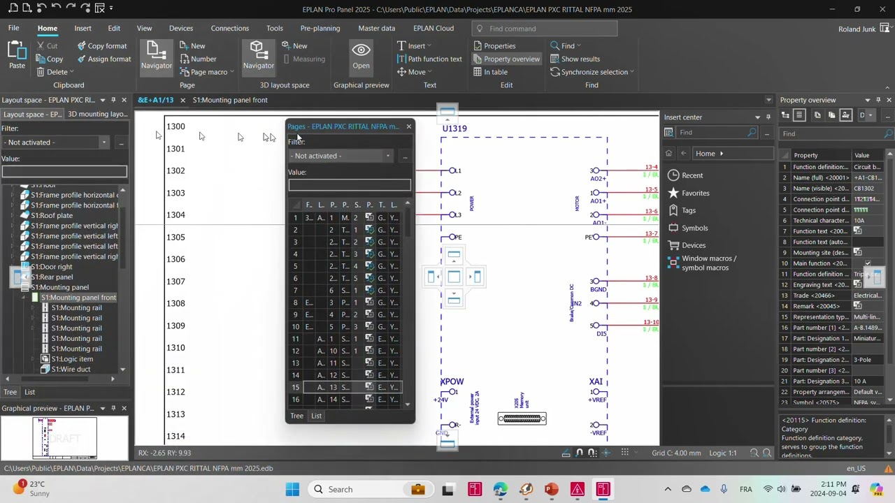 EPLAN PROPANEL Beginner 1- Interface