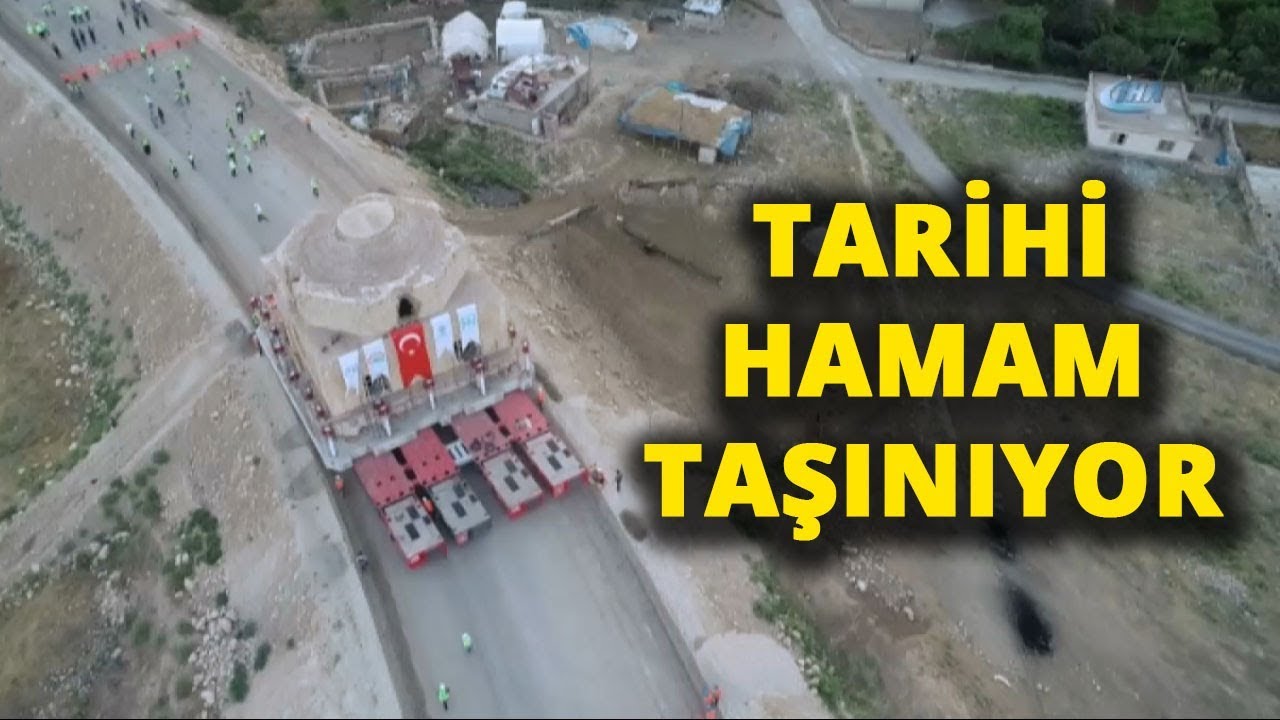 Tarihi Artuklu Hamamı Yeni Yerine Taşınıyor