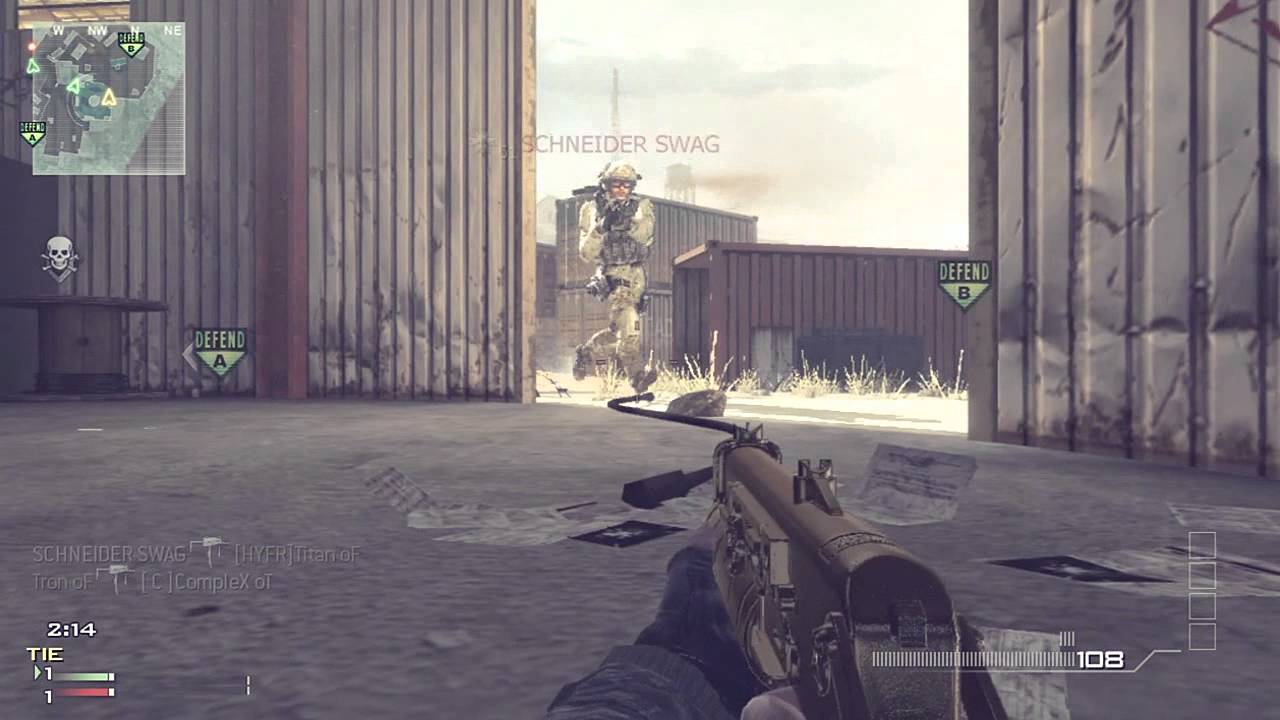 Tanner Slays MW3 GB Listen In #9 MLG 4v4 AM Tournament Game
