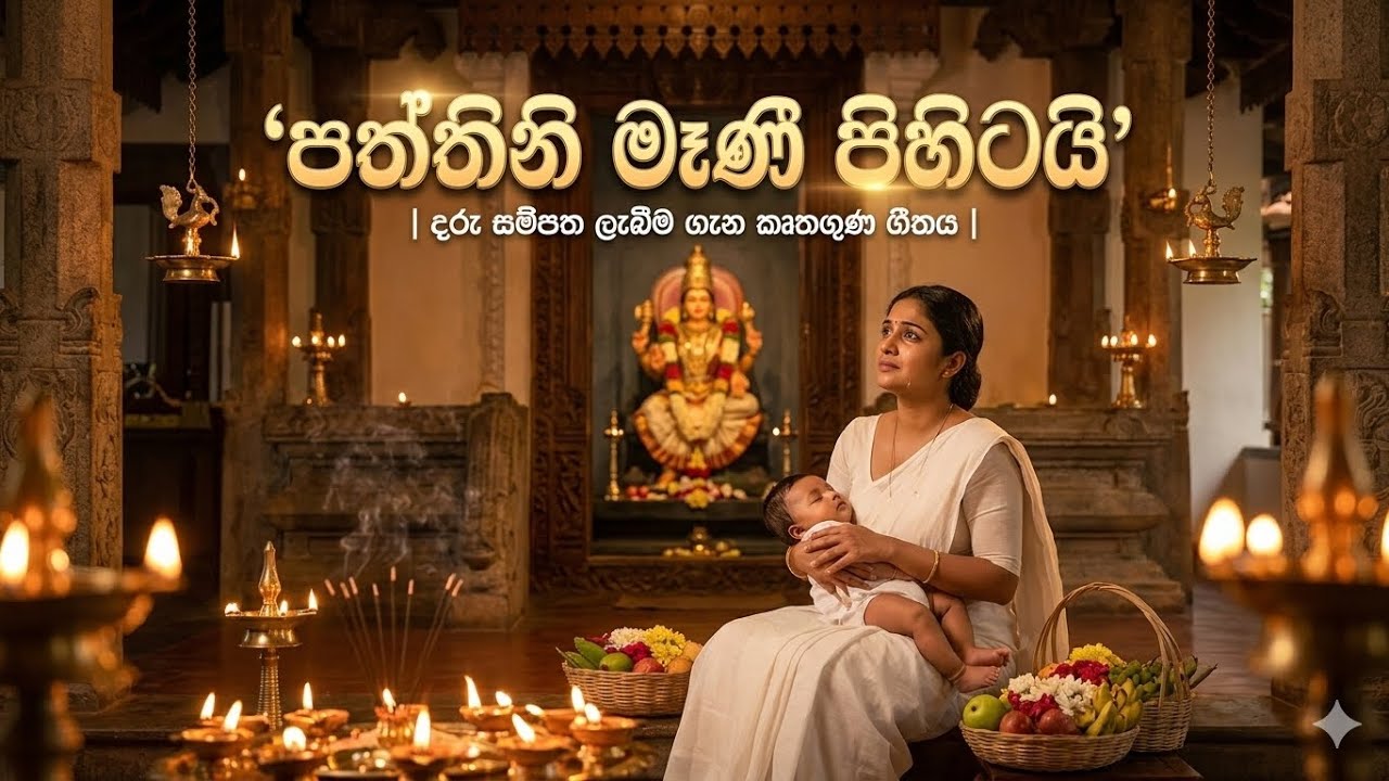 පත්තිනි මෑණි පිහිටයි - Pattini Mani Pihitai | දරු සම්පත ලැබීම ගැන පින් දෙන සංවේදී ගීතය