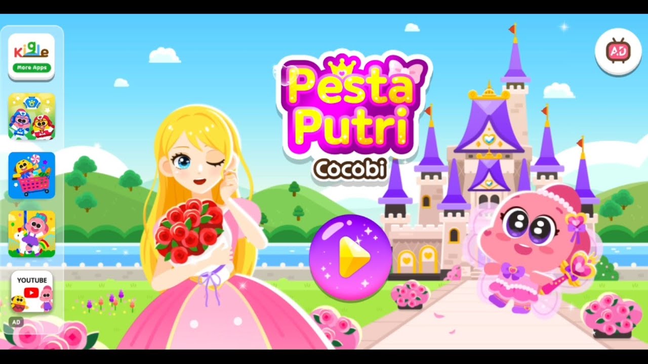 MERIAS PUTRI COCOBI DENGAN MAKE UP, PERNAK-PERNIK DAN GAUN YANG CANTIK UNTUK KE PESTA PUTRI | COCOBI