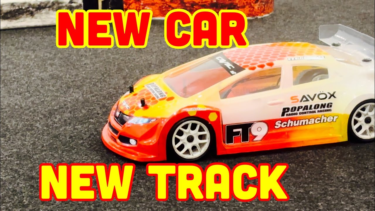 New car - New Radio - New track - First run RC car racing