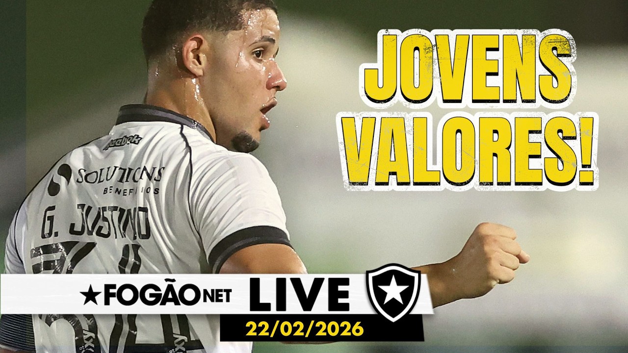 FOGÃONET LIVE: GAROTADA MOSTRA VALOR NO BOTAFOGO | MEDINA CHEGA HOJE AO RIO