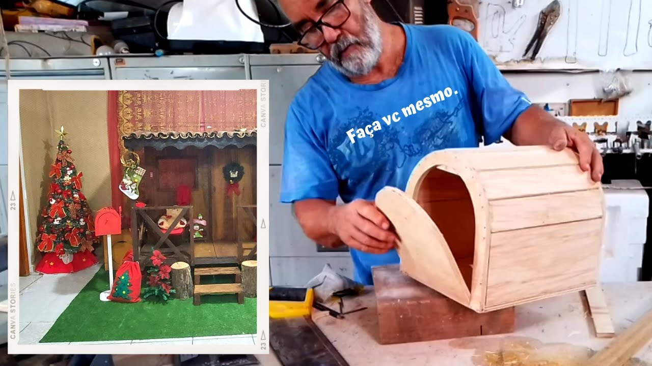 Como fazer caixa de correio decorativa.