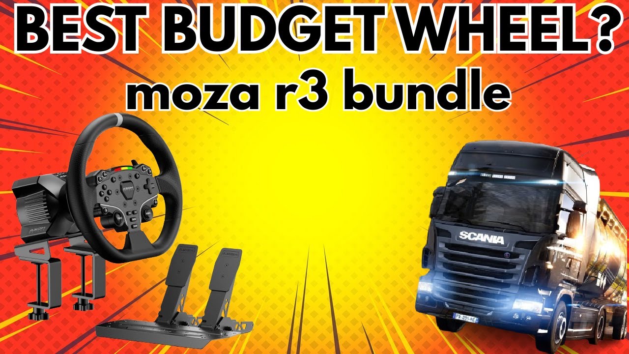 is MOZA R3 THE BEST? Beginner Review | Unboxing + Driving Test in ETS2 & FH5