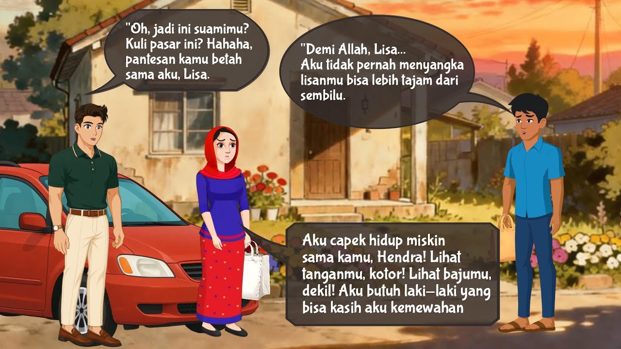 AZAB ISTRI TUKANG SELINGKUH, DISURUH MAKAN DAGING BUSUK | Animasi Kartun Drama Azab