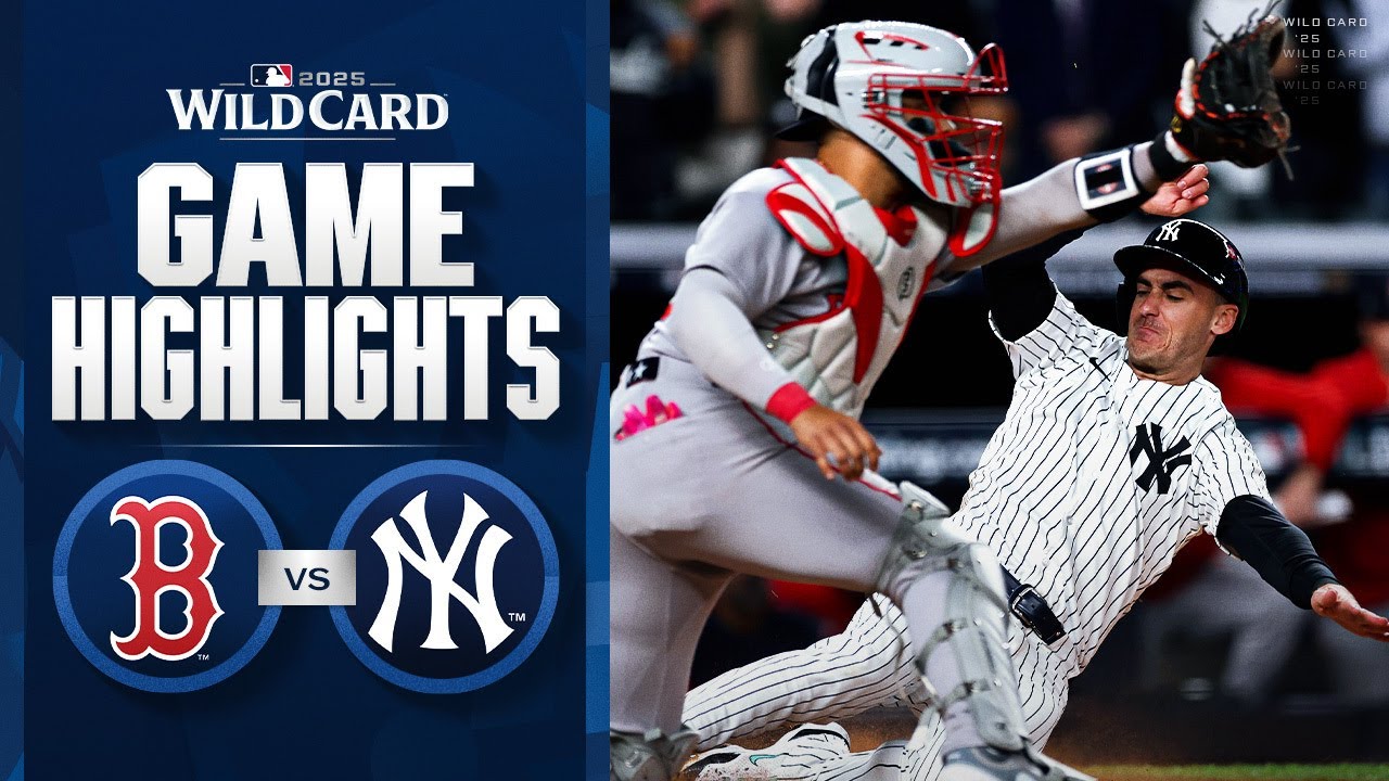 Лучшие моменты матча Wild Card 3 между Red Sox и Yankees (10.02.25) | Лучшие моменты MLB