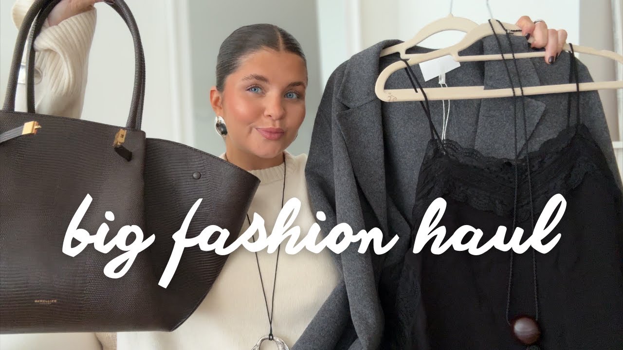 BIG FALL FASHION HAUL | Demellier, Zara, Massimo Dutti, Asos, Sézane, Na-kd, ...