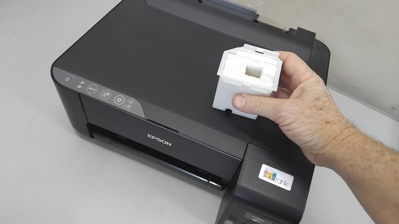 Como trocar ou reaproveitar a almofada da impressora Epson L1250