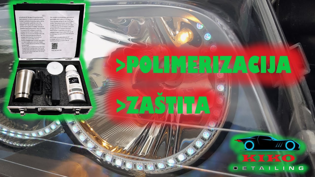 Polimerizacija farova / Polimerizacija avtomobilskih žarometov