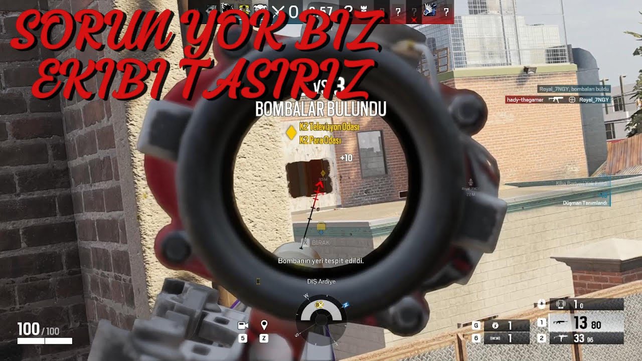 2 Azerbaycanli Rainbow oynarsa . takimda bana guvenin #gaming #games #rainbowsix #r6sace