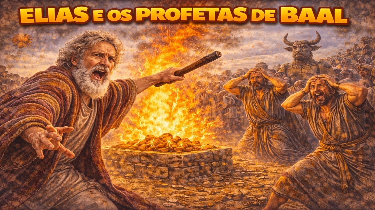 ELIAS E OS PROFETAS DE BAAL...