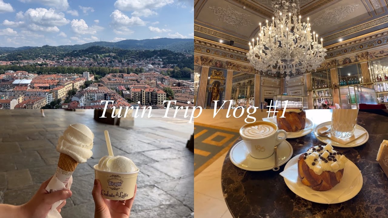 〈vlog〉イタリア🇮🇹トリノ旅行#1 おすすめ観光地巡り/お洒落な老舗カフェ/Turin trip record🇮🇹