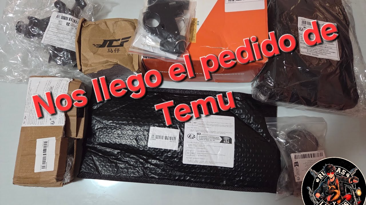 Unboxing accesorios de temu para mi moto 🏍📦