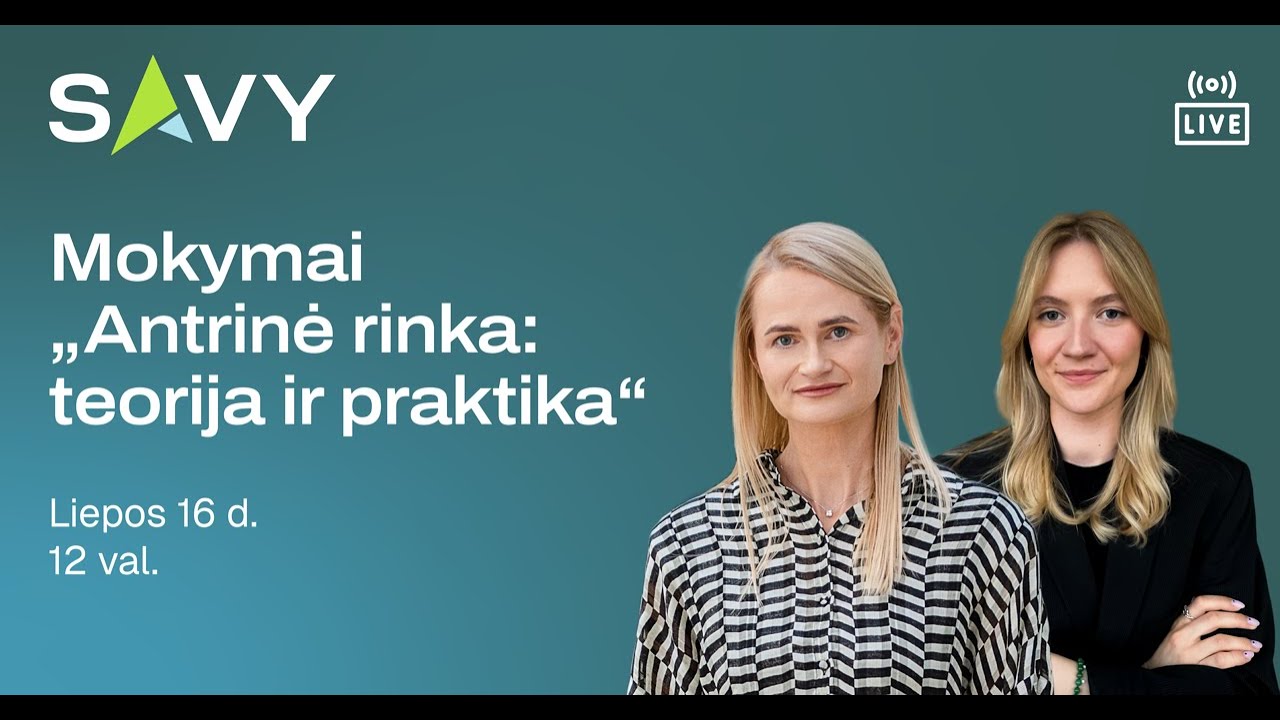 Antrinė rinkos mokymai: teorija ir praktika