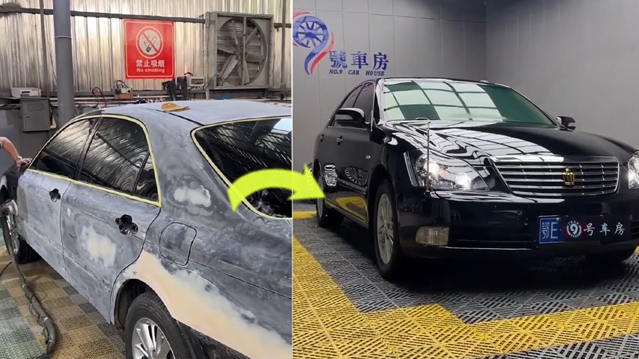 Restoration Toyota Crown Engine and Body || Full Car Rebuild 2022 ||  Abandoned Car Restoration Idea