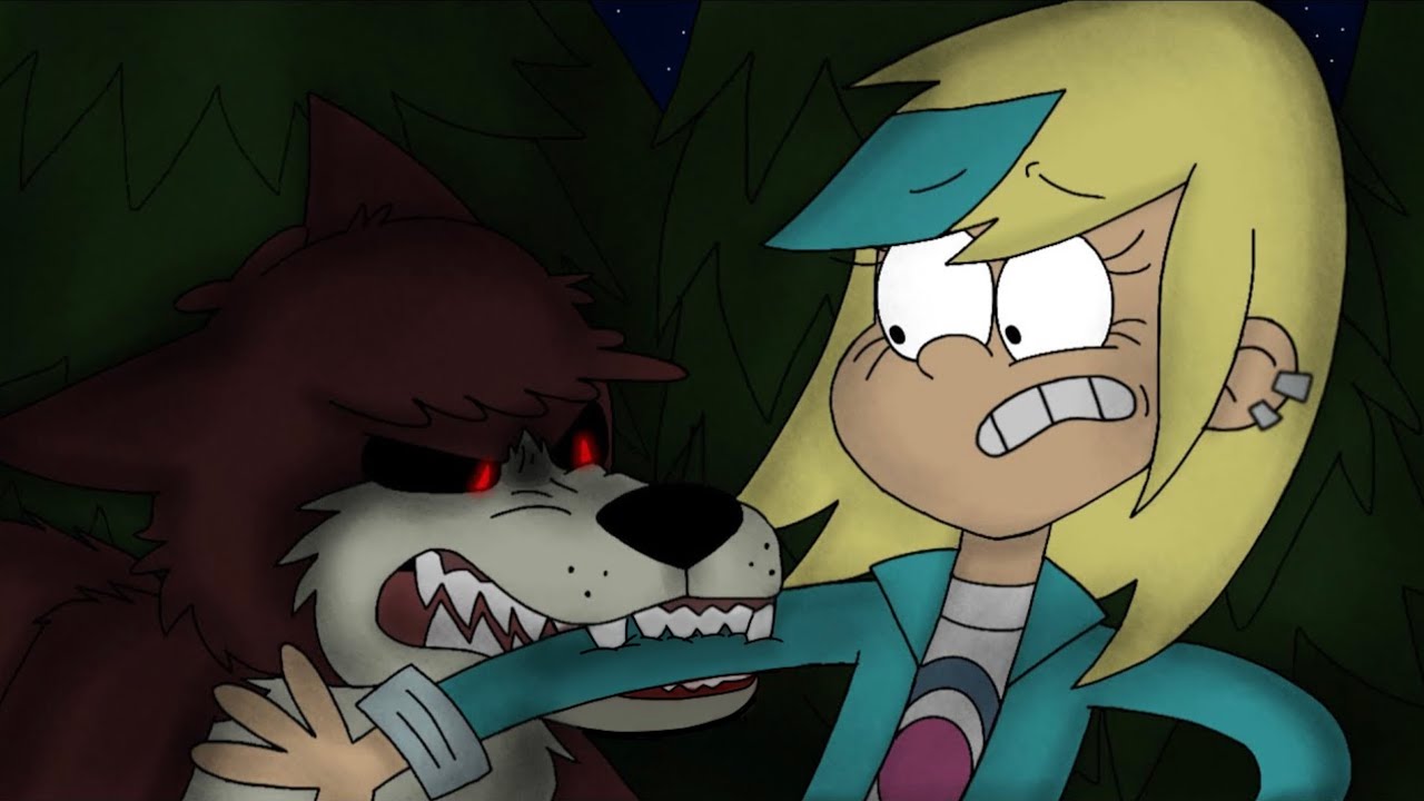 Werewolf Luna saves Sam from a Wild Wolf! “Loud House” Part 2