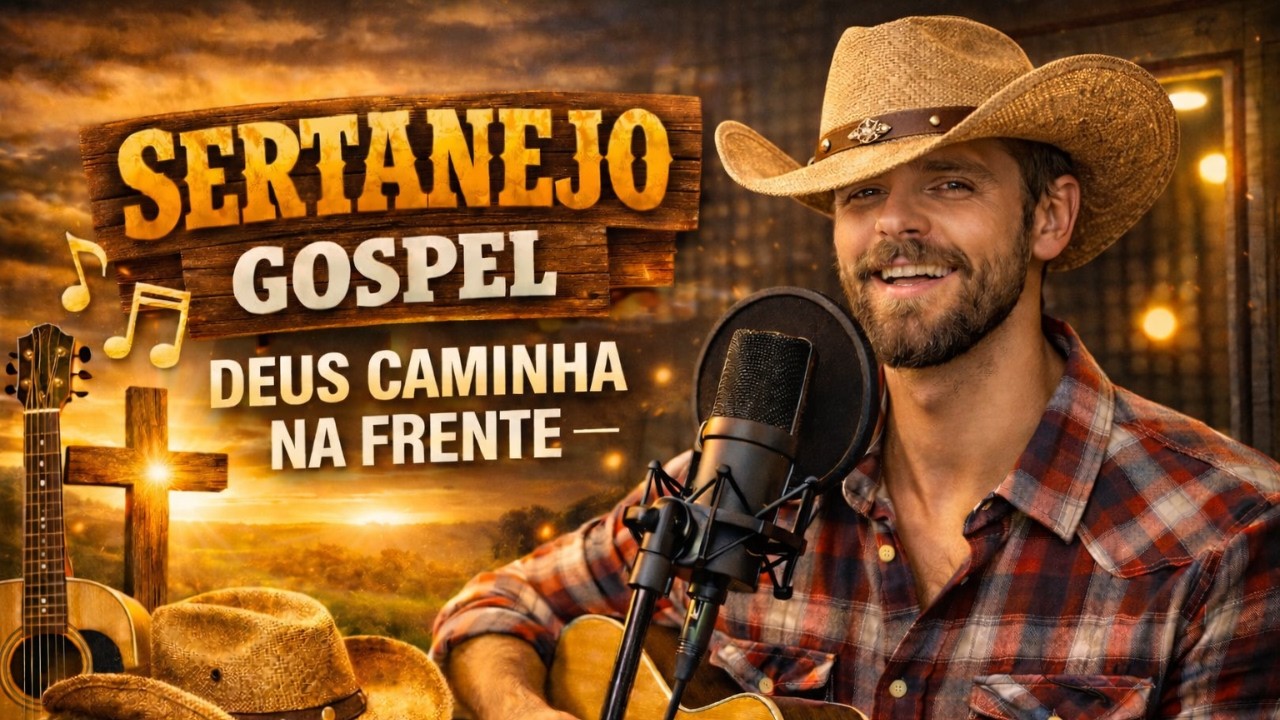 Gospel Sertanejo | Deus Caminha na Frente  Louvor de Direção e Confiança