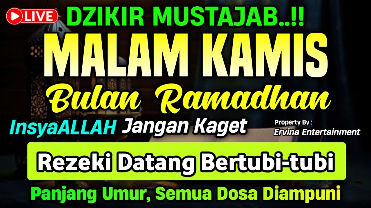 DZIKIR SIANG HARI RABU MUSTAJAB.!! InsaAllah Rezeki Datang Bertubi Tubi | Qori : Ust. Tajul Arifin