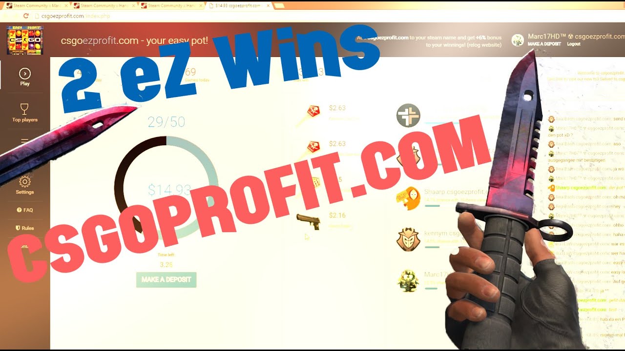 2 eZ Wins auf CSGOEZPROFIT.com | [German/HD]