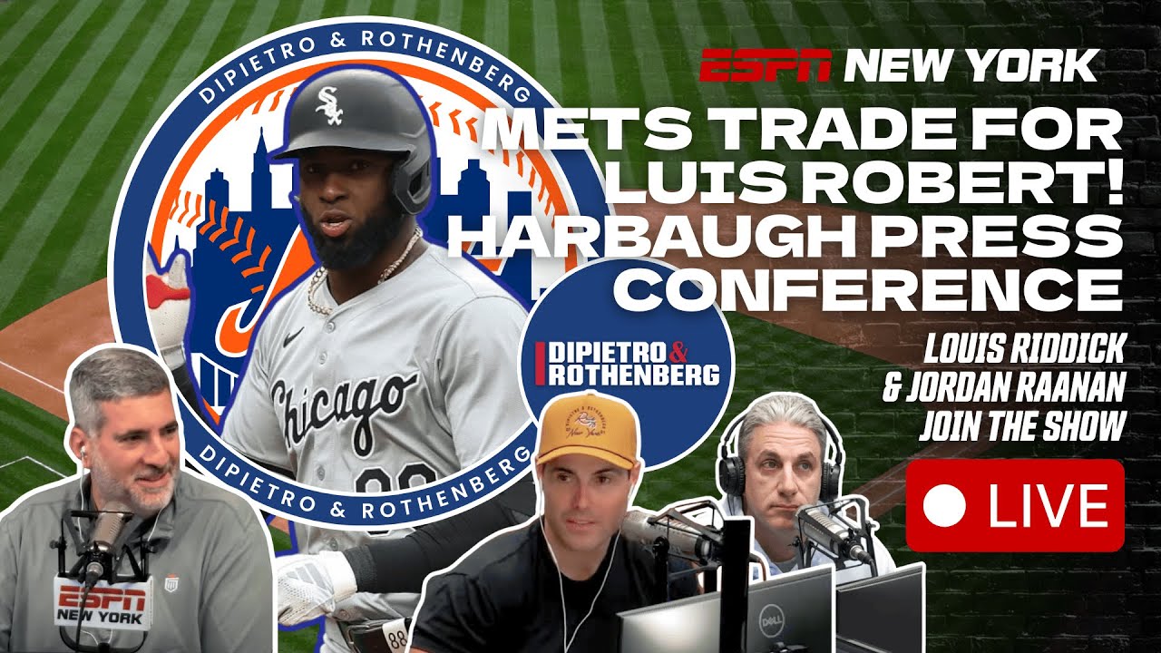 John Harbaugh Introduced | Mets Trade for Luis Robert | DiPietro & Rothenberg | 1/21/26
