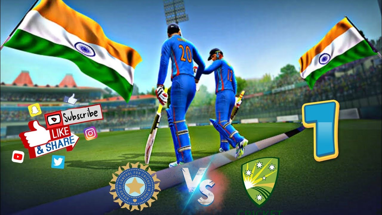 Real cricket Gameplay Ind vs Aus 5 over match 
