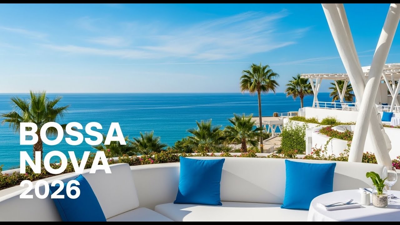 Beachfront Infinity Pool 🌴 Happy Bossa Nova Jazz for Positive Mood