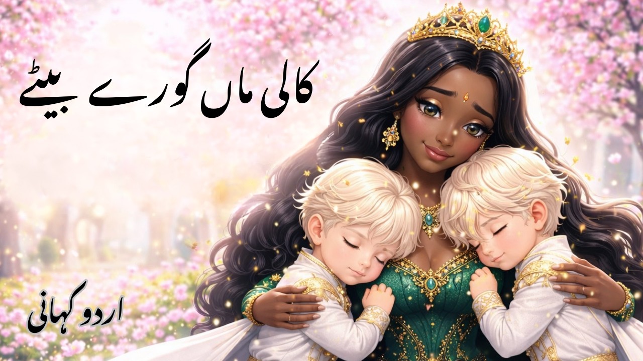 Two White Princes with Black Mother |Urdu Story |Fairy tale in urdu # #fairytales #hindifairytales