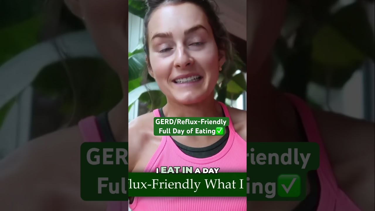 GERD/Reflux-Friendly Full Day of Eating + Training ✅full video👇 #GERD #AcidReflux #LPR #FDOE