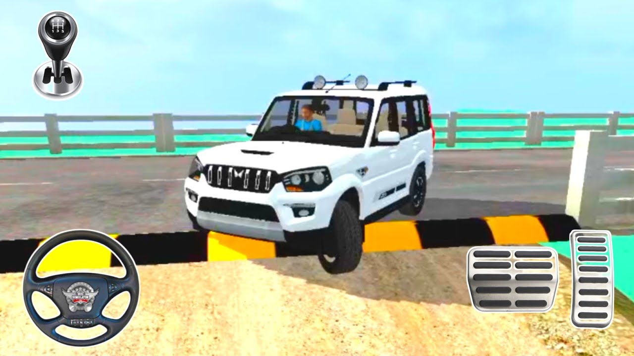 💥Mahindra Scorpio Speed Breaker Road Off-Road Gameplay | Bus Simulator Indonesia
