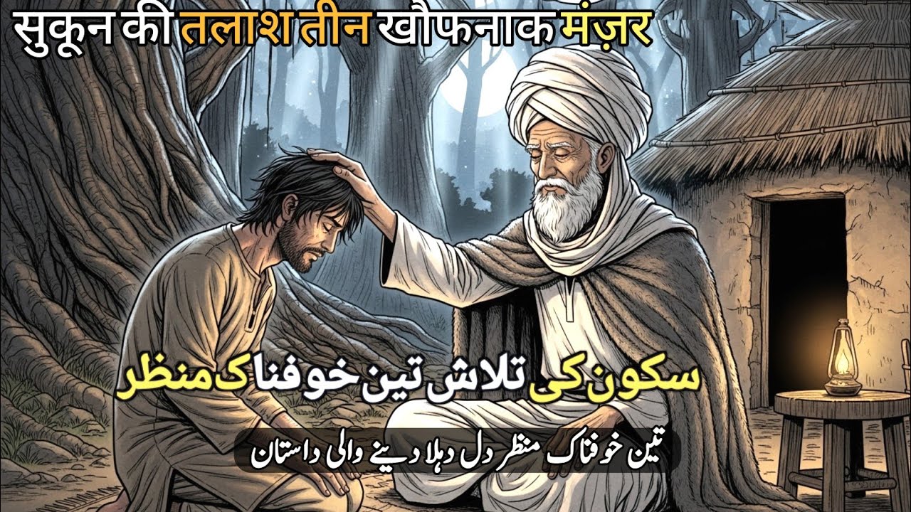 Sukoon Ki Talash Aur Teen Khaufnak Manzar || सुकून की तलाश तीन खौफनाक मंज़र || #moralstory