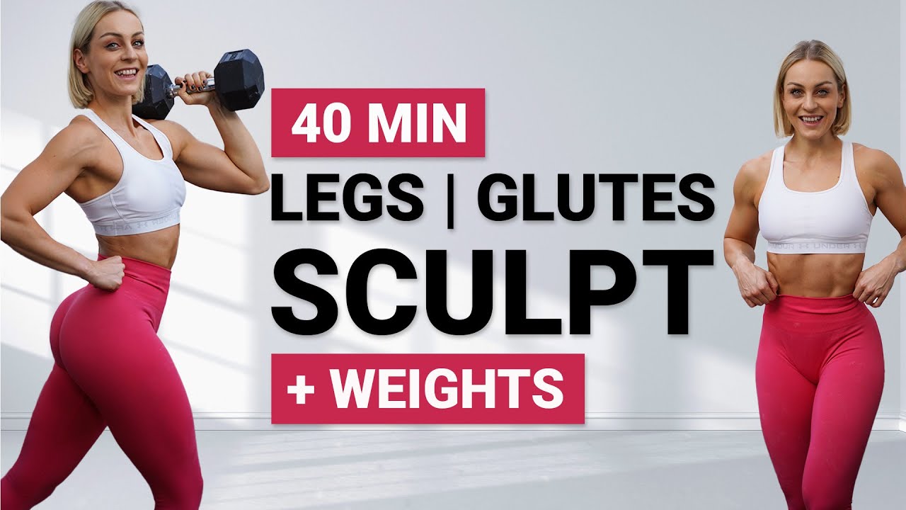 40 MIN LEGS AND GLUTES SCULPT WORKOUT | With Weights | No Repeat | Super Sweaty | Lower Body