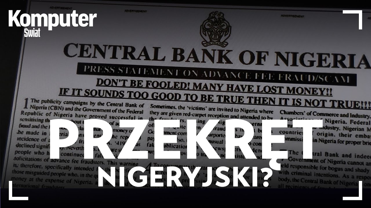 Nigeryjski przekręt? Oto oszustwo starsze niż Internet!