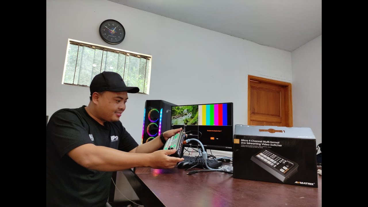 review AVMATRIX HVS0402U 4CH HDMI MINI SWICER LIVE STREAM wajib punya ini kualitas mantap