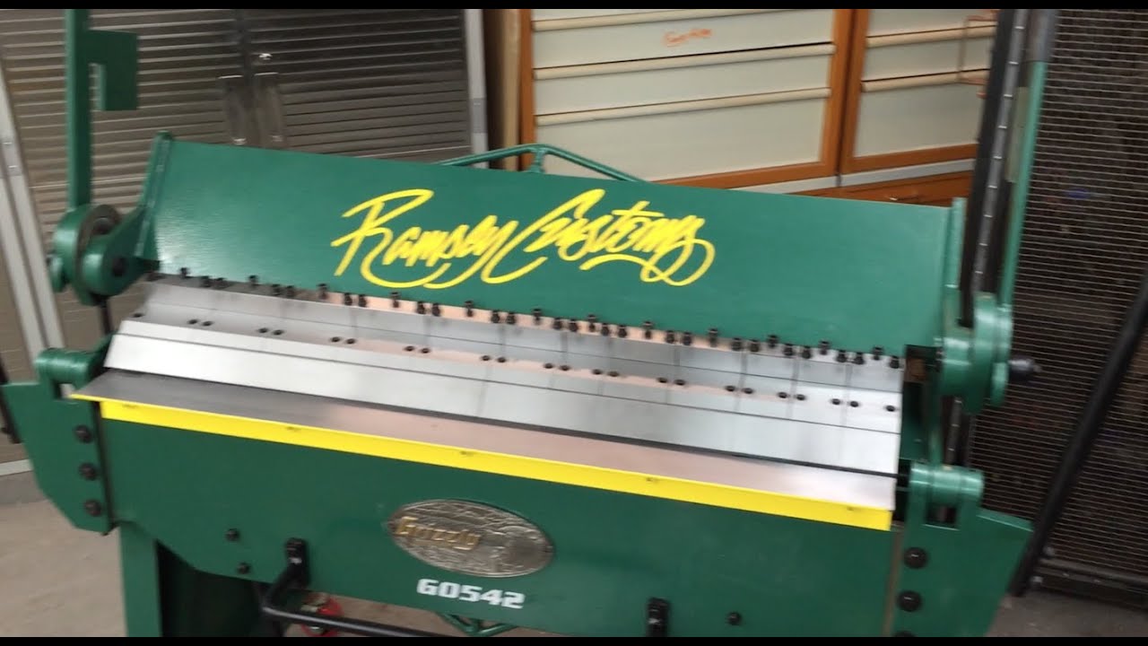Grizzly G0542 Sheetmetal Brake - Setup - Review - Demo