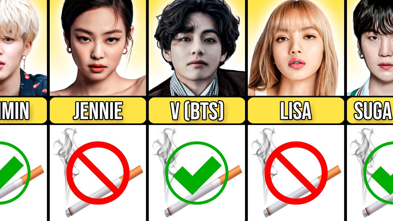 Знаменитые айдолы K-pop, которые курят в реальной жизни
