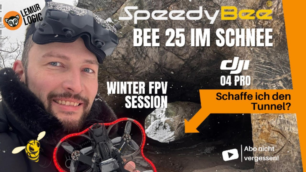 🏔️ FPV Spaß im Schnee – Speedybee Bee25 durch die Teufelshöhle! 👹🚀| DJI O4 Pro | Fly and VLOG