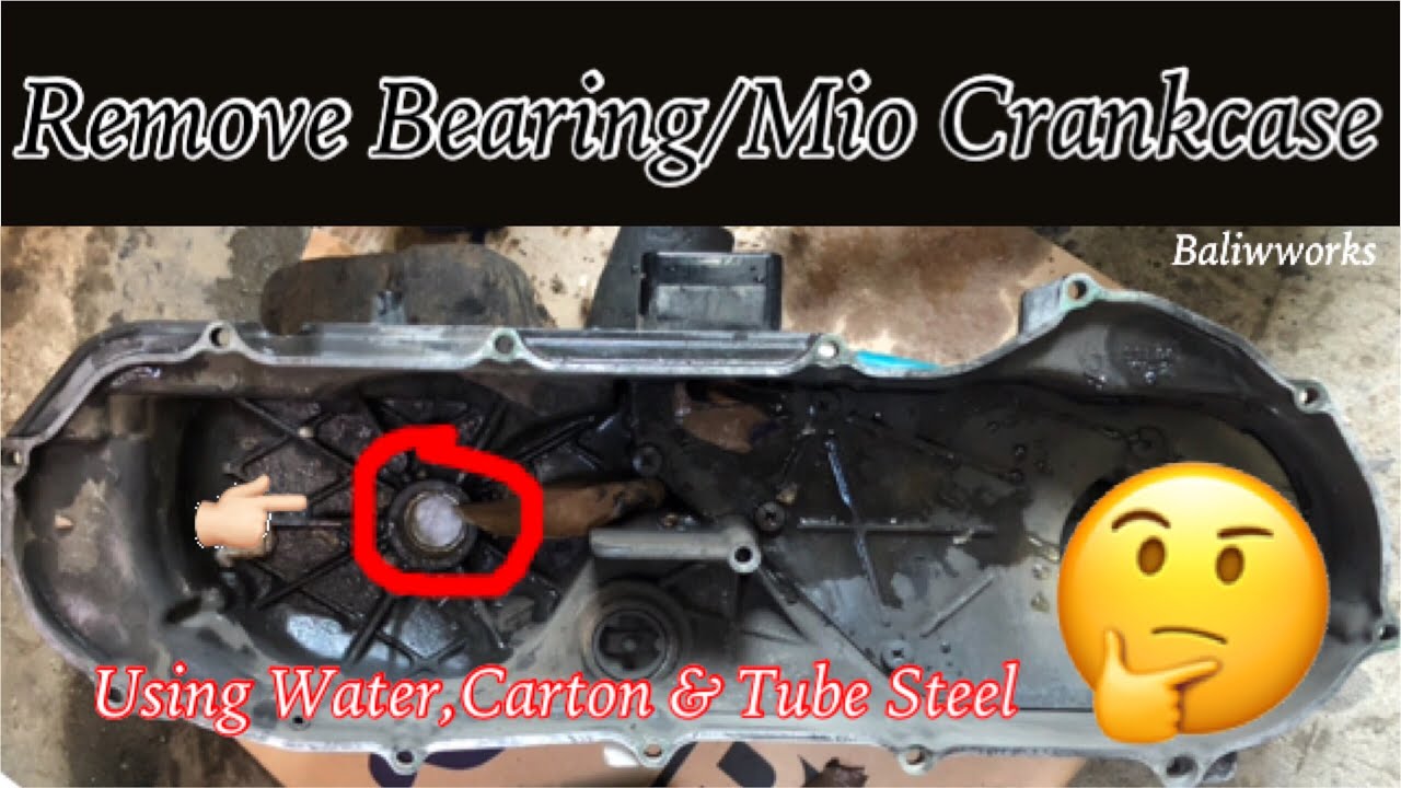 How to Remove Bearing Crankcase/Mio Sporty