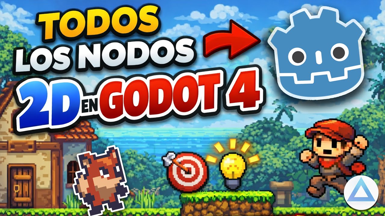 Aprende TODOS los NODOS 2D de GODOT 4 🎮🔥 | Tutorial DEFINITIVO en 10 MIN ⏱️